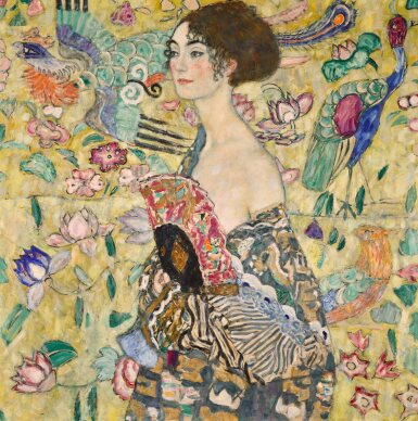 Gustav Klimt, Dame mit Fächer (Lady with a Fan)