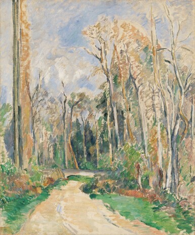 Chemin à l'entrée de la forêt