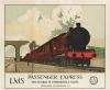 NORMAN WILKINSON (1882-1971).  PASSENGER EXPRESS / LMS. Circa 1925. 40½x49¼ inches, 102¾x125 cm. McCorquodale & Co., Limited, London.