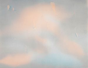 Joe Goode (born 1937); Two Plates, from Tissue Tear Series; (2)