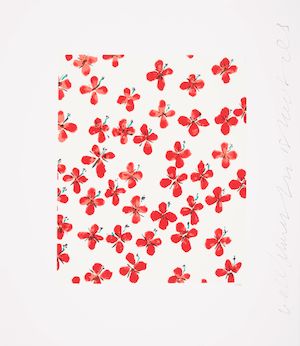 Donald Sultan (born 1951); Wallflower 2, from Wallflowers Suite;