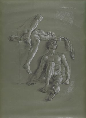 Paul Cadmus (1904-1999); Dancers Resting;