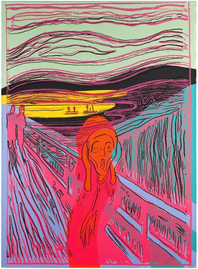 Andy Warhol, The Scream (After Munch)