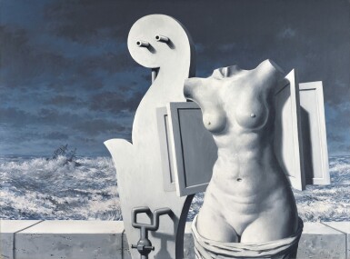 René Magritte, La Statue volante