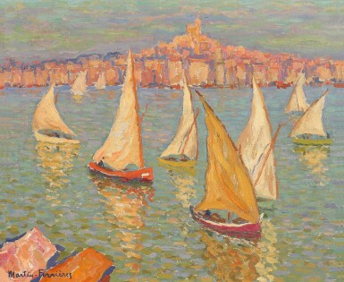 Marseille, voiles dans le vieux port