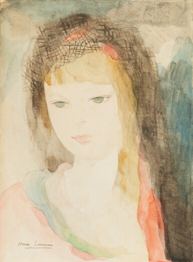 Jeune fille aux perles et à la mantille  