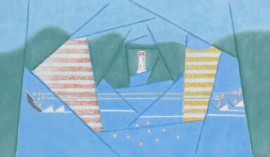 Water Skiing Noon and Water Skiing Midnight (Two Works)