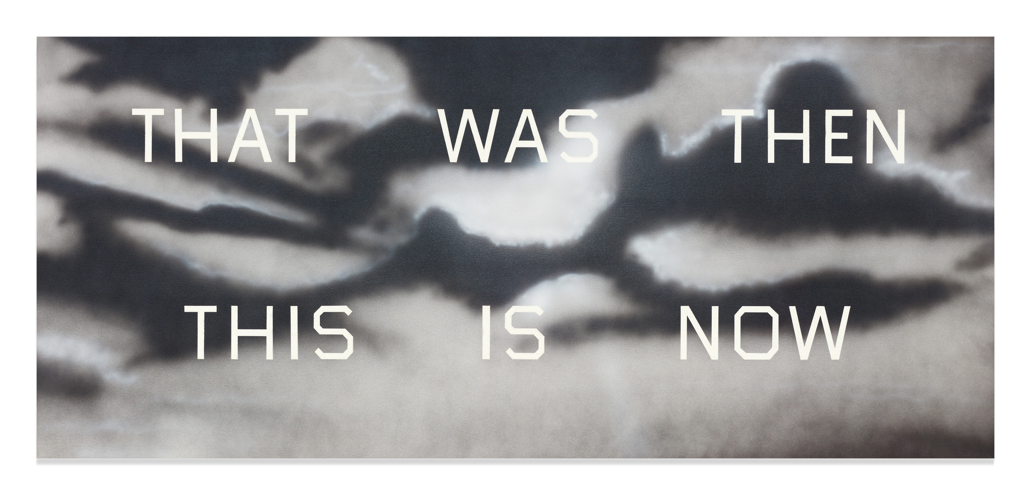 Ed Ruscha, That Was Then This Is Now