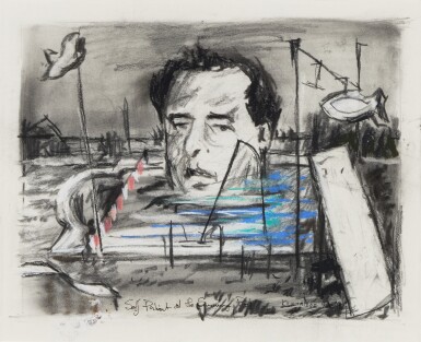 Self Portrait at the Swimming Pool