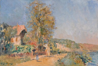 Bord de Seine en aval de Rouen