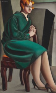 Tamara De Lempicka, Femme assise