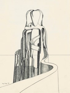 Study for The Hidden Letter