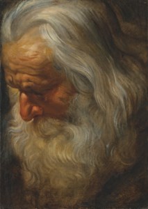 Sir Peter Paul Rubens, Head study of a bearded old man