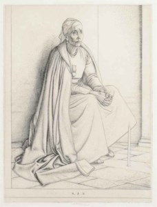 Seated figure