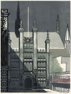 The Guildhall, from Nine London Monuments