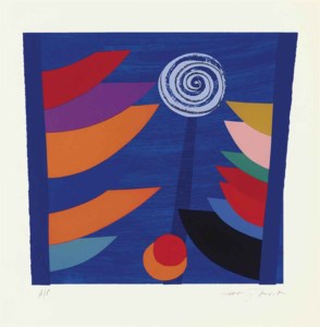 Orange and Blue Q Newlyn (Kemp 167)