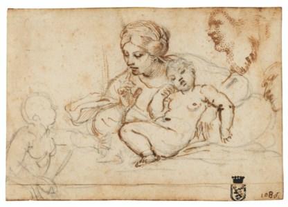 The Madonna and Sleeping Child with the Infant Baptist (‘Il Silenzio’)