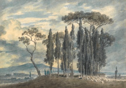 In the Gardens of the Villa Negroni at Rome