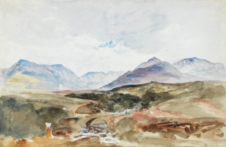 A stream in the Welsh Mountains near Snowdon range