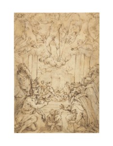 The Resurrection with Saints Andrew, John the Baptist, Cosmas and Damian