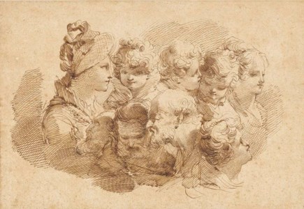 Nine studies of heads