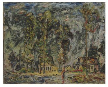 Houses under the trees