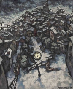 Town with figures
