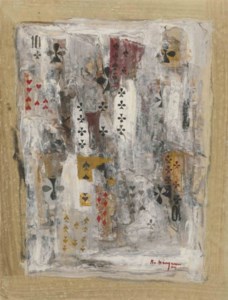 Composition with the ten of clubs