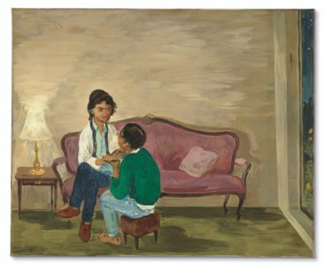 Salman Toor, The Palm Reader III