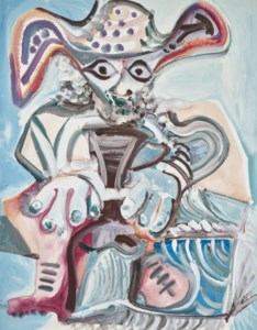 Pablo Picasso, Homme au chapeau assis