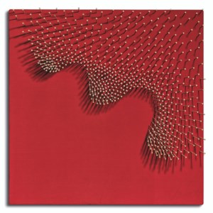 Günther Uecker, Rote Fahne (Red Flag)