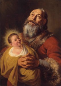 Saint Simon with the Christ Child