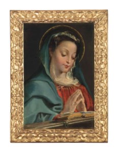The Virgin at prayer