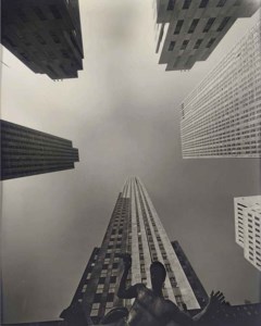Fish-eye View of Rockefeller Center, 1939