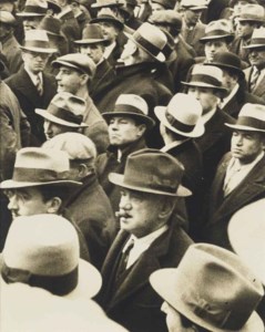 Men with Hats, Listening, 1934