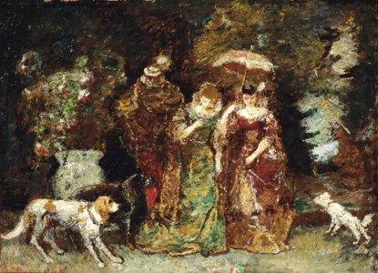 A gathering in the woods