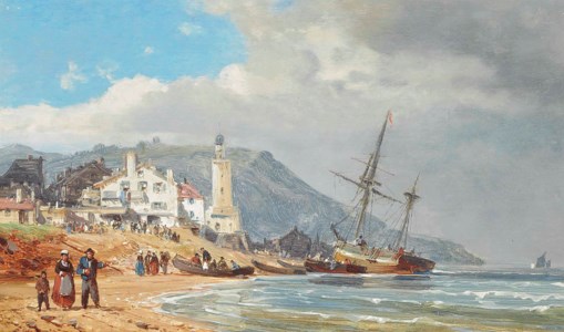 Boats by the shore