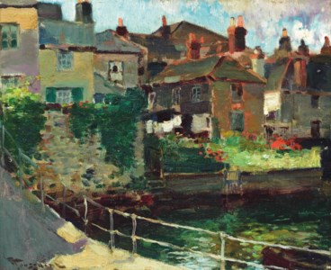 The houses over the river