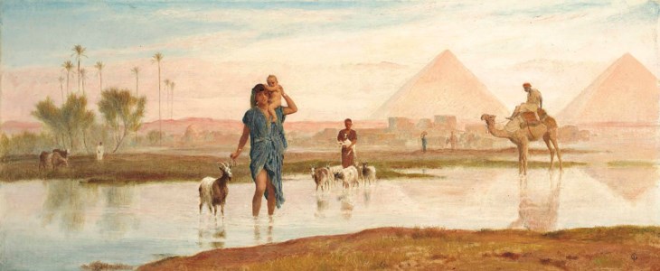 Crossing the pool, Egypt