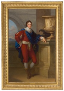 Portrait en pied de William Henry Lambton (1764-1797) dans un costume de style van Dyck