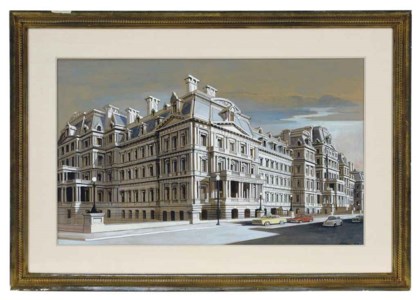 View of the Old Executive Office Building, corner of Pennsylvania & 17th Street, Washington D.C.