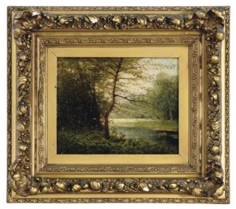 A tree by the serene river
