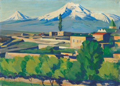 Martiros Sarian, View of Mount Ararat from Yerevan