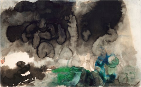 Zhang Da Qian, Misty Void and Hazy Rains over the Hill