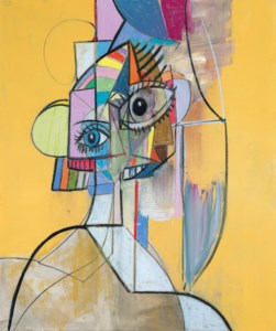 George Condo, Multicolored Portrait