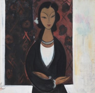 Lin Fengmian 林風眠, Portrait of Lalan