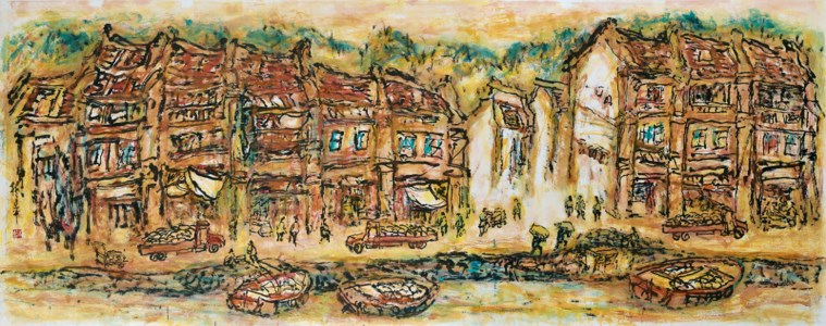 Shophouses by the River