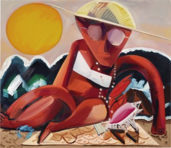Dana Schutz, Bain de Soleil
