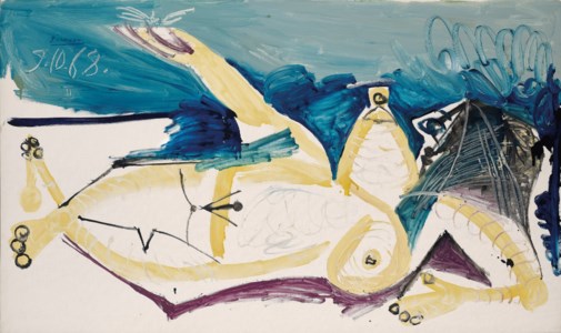 Pablo Picasso, Nu couché à la libellule