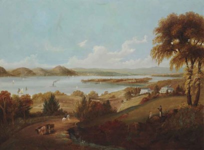 View of Croton Point from Sing Sing, New York